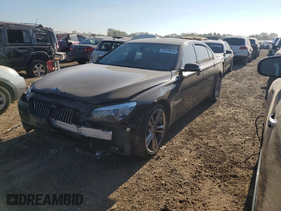 2015 BMW 7 Series 740Li with VIN WBAYE4C56FD138966, listed as a Copart auction lot 69240874 with 94,558 mi miles and Salvage Title. Bid and sale history available at DreamBid. Image 1.