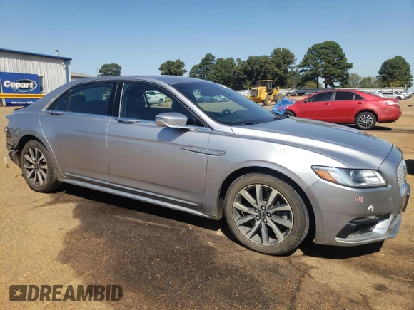 2020 Lincoln Continental Standard with VIN 1LN6L9PK5L5603008, listed as a Copart auction lot 74313684 with 83,251 mi miles and Salvage Title. Bid and sale history available at carsss.com. Image 4.