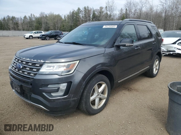 2016 Ford Explorer XLT with VIN 1FM5K8D89GGC42894, listed as a Copart auction lot 54759565 with 230,299 mi miles and Clean Title. Bid and sale history available at DreamBid. Image 1.