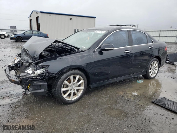 2007 Acura TSX with VIN JH4CL96877C007671, listed as a Copart auction lot 52126265 with 187,113 mi miles and Salvage Title. Bid and sale history available at carsss.com. Image 1.
