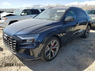2023 Audi SQ8 Prestige z VIN WA1CWBF1XPD037089, wystawiony jako Copart lot #46889654 z przebiegiem 3718 mil mil oraz . Historia ofert i sprzedaży dostępna na DreamBid. Obrazek 1.
