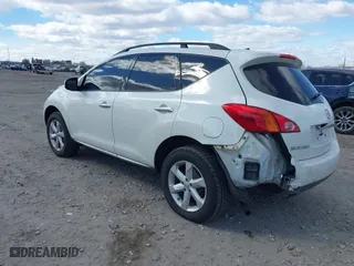2010 Nissan Murano LE with VIN JN8AZ1MW8AW135129, listed as a IAAI auction lot 41554777 with 103,000 mi miles. Bid and sale history available at carsss.com. Image 3.