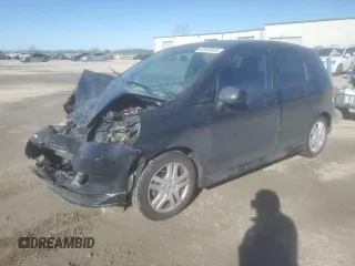 2008 Honda Fit Sport with VIN JHMGD37698S057231, listed as a Copart auction lot 42829565 with 0 mi miles and Salvage Title. Bid and sale history available at carsss.com. Image 1.