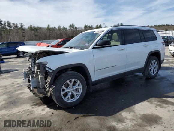 2023 Jeep Grand Cherokee Limited z VIN 1C4RJKBG2P8109727, wystawiony jako Copart lot #51298865 z przebiegiem 71 458 mil mil oraz Szkoda całkowita • Salvage title. Historia ofert i sprzedaży dostępna na DreamBid. Obrazek 1.