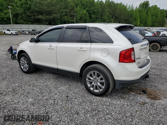 2013 Ford Edge Limited with VIN 2FMDK3KC9DBA35348, listed as a Copart auction lot 57270495 with 142,771 mi miles and Clean title. Bid and sale history available at DreamBid. Image 2.
