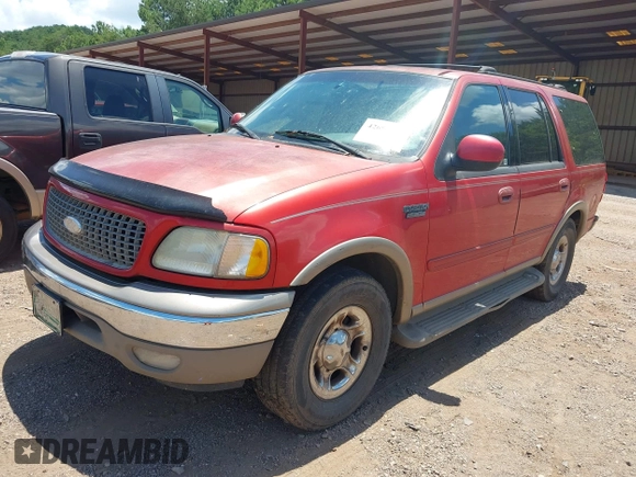2002 Ford Expedition Eddie Bauer z VIN 1FMRU17W02LA22430, wystawiony jako IAAI lot #42692442 z przebiegiem Nie podano mil oraz . Historia ofert i sprzedaży dostępna na DreamBid. Obrazek 2.