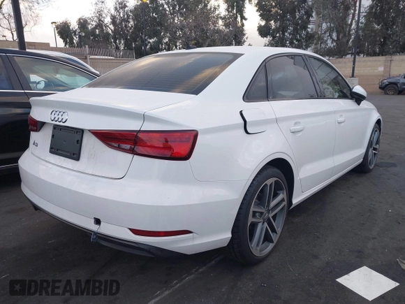 2019 Audi A3 Premium with VIN WAUAUGFF3KA101038, listed as a IAAI auction lot 41878582 with 61,726 mi miles and . Bid and sale history available at DreamBid. Image 4.