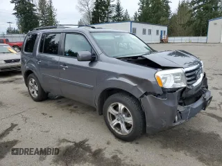 2014 Honda Pilot EX-L with VIN 5FNYF4H57EB041310, listed as a Copart auction lot 49483535 with 163,419 mi miles and Salvage Title. Bid and sale history available at carsss.com. Image 4.