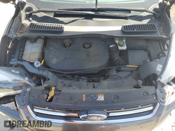 2015 Ford Escape Titanium with VIN 1FMCU9J92FUC74879, listed as a Copart auction lot 54683185 with 143,436 mi miles and Salvage title. Bid and sale history available at DreamBid. Image 12.