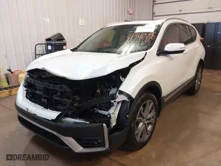 2021 Honda CR-V Touring with VIN 5J6RW2H96ML006727, listed as a IAAI auction lot 41340036 with 1 mi miles. Bid and sale history available at carsss.com. Image 2.
