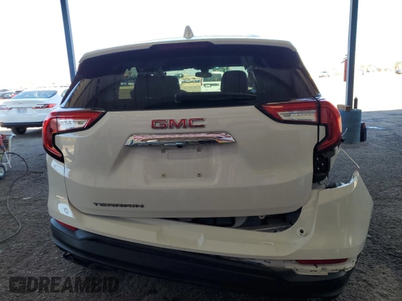 2024 GMC Terrain SLE with VIN 3GKALMEG4RL299716, listed as a Copart auction lot 64078635 with 27,675 mi miles and Clean title. Bid and sale history available at DreamBid. Image 6.