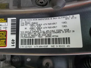 2016 Toyota Tacoma SR with VIN 3TMCZ5ANXGM042547, listed as a Copart auction lot 52010905 with 105,546 mi miles and Salvage Title. Bid and sale history available at carsss.com. Image 13.