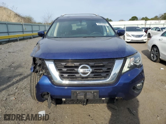 2017 Nissan Pathfinder SL with VIN 5N1DR2MM0HC618585, listed as a Copart auction lot 54053335 with 110,303 mi miles and Salvage Title. Bid and sale history available at DreamBid. Image 5.