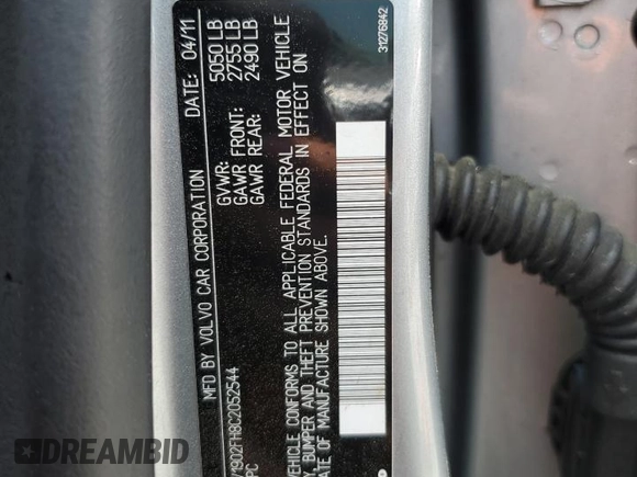 2012 Volvo S60 T6 z VIN YV1902FH8C2052544, wystawiony jako Copart lot #56853395 z przebiegiem 159 646 mil mil oraz Szkoda całkowita • Salvage title. Historia ofert i sprzedaży dostępna na DreamBid. Obrazek 13.
