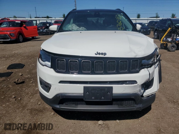 2019 Jeep Compass High Altitude с VIN 3C4NJDCB5KT675503, выставлен на аукционе Copart как лот 57604375 с пробегом Не указан миль и Списание • Salvage title. История ставок и продаж доступна на DreamBid. Изображение 5.