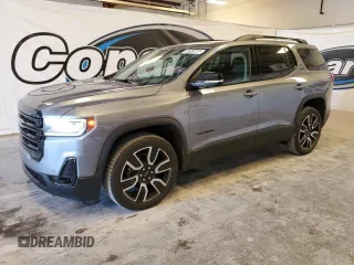 2021 GMC Acadia SLT z VIN 1GKKNMLS4MZ161763, wystawiony jako Copart lot #57913685 z przebiegiem 125 935 mil mil oraz Czysty tytuł • Clean title. Historia ofert i sprzedaży dostępna na DreamBid. Obrazek 1.