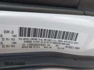 2013 Dodge Durango SXT with VIN 1C4RDHAG9DC678353, listed as a IAAI auction lot 42553988 with 174,042 mi miles and . Bid and sale history available at DreamBid. Image 9.