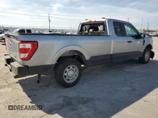 2023 Ford F-150 XL with VIN 1FTEX1CP8PKG08377, listed as a Copart auction lot 45999745 with 18,244 mi miles and Salvage title. Bid and sale history available at DreamBid. Image 3.