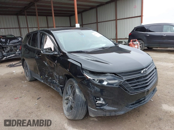 2020 Chevrolet Equinox LT with VIN 2GNAXKEV6L6281028, listed as a IAAI auction lot 41702355 with 50,385 mi miles and . Bid and sale history available at carsss.com. Image 1.