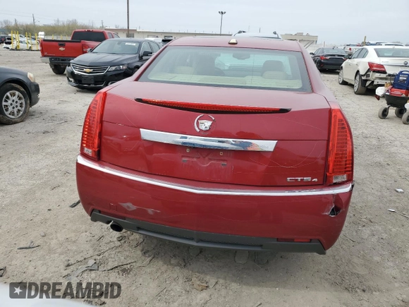 2012 Cadillac CTS Luxury with VIN 1G6DH5E58C0131602, listed as a Copart auction lot 52281185 with 106,409 mi miles and Clean Title. Bid and sale history available at DreamBid. Image 6.