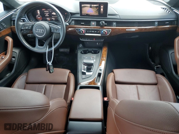 2018 Audi A5 Sportback Premium Plus with VIN WAUENCF57JA131012, listed as a Copart auction lot 58140183 with 59,476 mi miles. Bid and sale history available at carsss.com. Image 8.