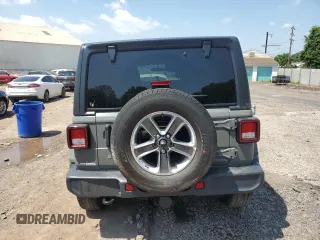 2018 Jeep Wrangler Unlimited Sahara with VIN 1C4HJXEN2JW220882, listed as a Copart auction lot 57428525 with 94,046 mi miles and Salvage title. Bid and sale history available at DreamBid. Image 6.