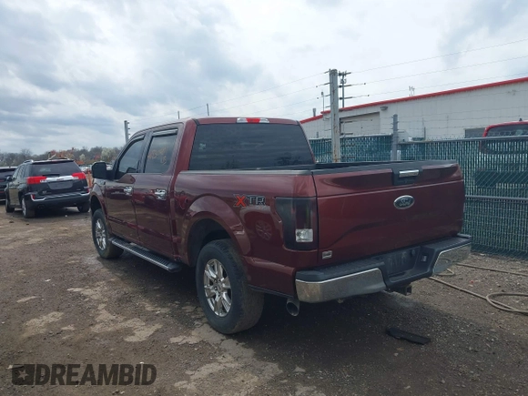 2016 Ford F-150 XLT with VIN 1FTEW1EF2GFD23058, listed as a IAAI auction lot 41930401 with 133,832 mi miles and . Bid and sale history available at carsss.com. Image 3.