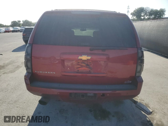 2013 Chevrolet Suburban LT with VIN 1GNSCJE08DR374024, listed as a Copart auction lot 54873375 with 141,206 mi miles and Salvage title. Bid and sale history available at DreamBid. Image 6.