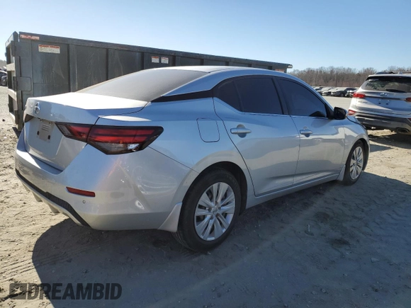 2020 Nissan Sentra S with VIN 3N1AB8BV5LY244794, listed as a Copart auction lot 47380785 with 72,841 mi miles and Salvage Title. Bid and sale history available at carsss.com. Image 3.