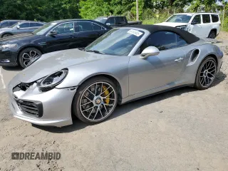 2019 Porsche 911 Turbo with VIN WP0CD2A99KS144244, listed as a Copart auction lot 63460905 with 38,116 mi miles and Salvage title. Bid and sale history available at DreamBid. Image 1.
