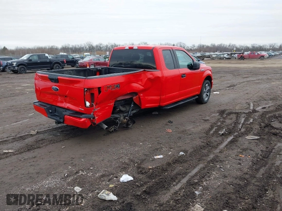 2020 Ford F-150 XL with VIN 1FTEX1EP0LFC31673, listed as a IAAI auction lot 41509569 with 55,048 mi miles. Bid and sale history available at carsss.com. Image 4.