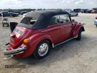 1975 Volkswagen Beetle with VIN 1552013711, listed as a Copart auction lot 80255914 with 69,112 mi miles and Salvage Title. Bid and sale history available at DreamBid. Image 3.