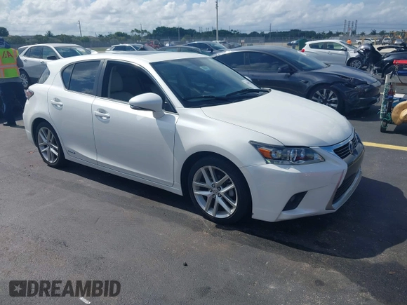 2015 Lexus CT 200h with VIN JTHKD5BH8F2233021, listed as a IAAI auction lot 42687217 with 110,443 mi miles and . Bid and sale history available at DreamBid. Image 1.