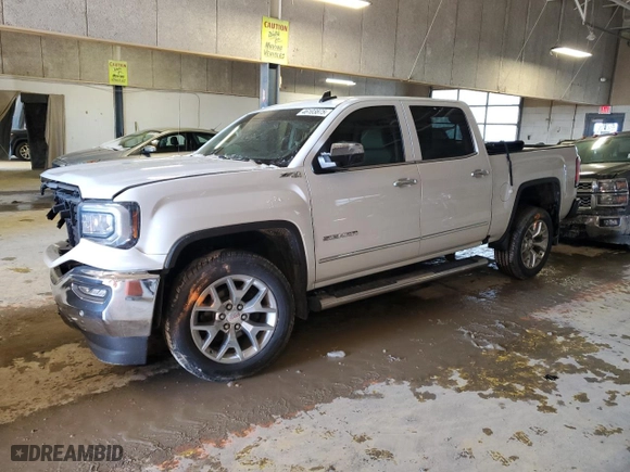 2018 GMC Sierra 1500 SLT with VIN 3GTU2NEC4JG338378, listed as a Copart auction lot 46103875 with 79,120 mi miles and Salvage Title. Bid and sale history available at carsss.com. Image 1.