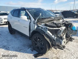2021 Chevrolet Blazer RS with VIN 3GNKBERS5MS509981, listed as a Copart auction lot 88663445 with 0 mi miles and Salvage Title. Bid and sale history available at carsss.com. Image 4.