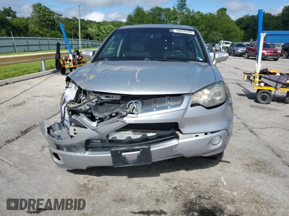 2007 Acura RDX Technology with VIN 5J8TB18597A023425, listed as a Copart auction lot 60030285 with 173,103 mi miles and Salvage title. Bid and sale history available at DreamBid. Image 5.