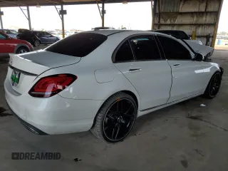 2019 Mercedes-Benz C 300 with VIN WDDWF8DB4KR462407, listed as a Copart auction lot 52336005 with 75,466 mi miles and Salvage Title. Bid and sale history available at DreamBid. Image 3.