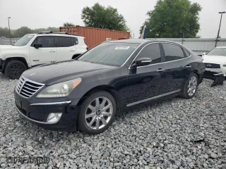 2011 Hyundai Equus Signature with VIN KMHGH4JF6BU041550, listed as a Copart auction lot 50224995 with NaN miles and Salvage Title. Bid and sale history available at carsss.com. Image 1.