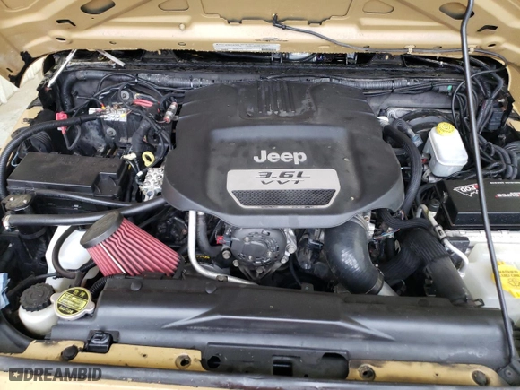 2012 Jeep Wrangler Unlimited Sahara with VIN 1C4BJWEG5CL281584, listed as a Copart auction lot 50982655 with 132,548 mi miles and Salvage Title. Bid and sale history available at carsss.com. Image 12.