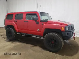 2007 Hummer H3 SUV with VIN 5GTDN13E878141547, listed as a Copart auction lot 61927114 with 162,766 mi miles and Clean Title. Bid and sale history available at carsss.com. Image 4.
