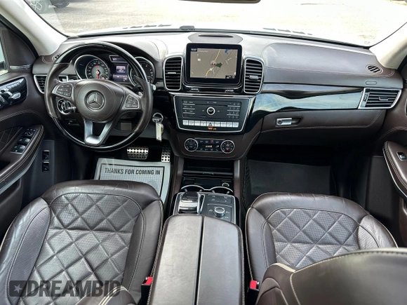 2018 Mercedes-Benz GLS 550 with VIN 4JGDF7DE4JA999468, listed as a Copart auction lot 62771725 with 164,613 mi miles and Clean title. Bid and sale history available at DreamBid. Image 9.