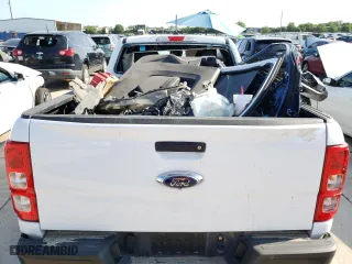 2021 Ford Ranger XL with VIN 1FTER1EH4MLD80299, listed as a Copart auction lot 49685272 with 0 mi miles and Non Repairable. Bid and sale history available at carsss.com. Image 6.