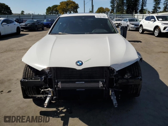 2019 BMW 3 Series 330i with VIN 3MW5R1J59K8B02494, listed as a Copart auction lot 43181165 with 55,183 mi miles and Salvage Title. Bid and sale history available at carsss.com. Image 5.
