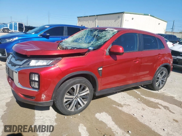 2020 Mitsubishi Outlander ES with VIN JA4AP3AU6LU008405, listed as a Copart auction lot 52630915 with 41,306 mi miles and Salvage title. Bid and sale history available at DreamBid. Image 1.