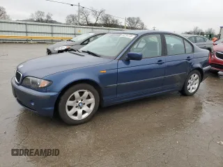 2004 BMW 3 Series 325i with VIN WBAET37434NJ46535, listed as a Copart auction lot 84234724 with 216,105 mi miles and Salvage Title. Bid and sale history available at carsss.com. Image 1.