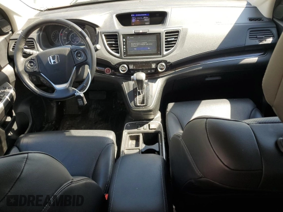 2015 Honda CR-V EX-L with VIN 5J6RM3H71FL005904, listed as a Copart auction lot 53820825 with 91,525 mi miles and Salvage Title. Bid and sale history available at carsss.com. Image 8.