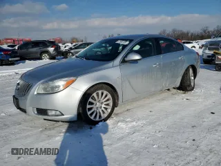 2011 Buick Regal CXL RL1 with VIN 2G4GN5EC0B9184537, listed as a Copart auction lot 87599105 with 88,221 mi miles and Salvage Title. Bid and sale history available at carsss.com. Image 1.