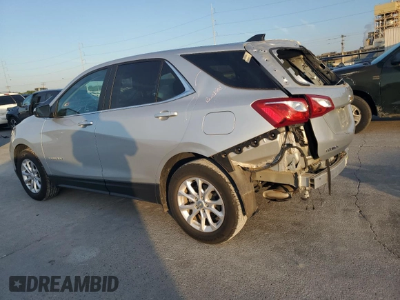 2021 Chevrolet Equinox LT with VIN 3GNAXKEV8MS160858, listed as a Copart auction lot 53155325 with 48,465 mi miles and Salvage Title. Bid and sale history available at DreamBid. Image 2.