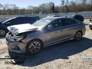 2018 Hyundai Sonata Hybrid Limited with VIN KMHE34L30JA087349, listed as a Copart auction lot 50045715 with 80,566 mi miles and Salvage Title. Bid and sale history available at carsss.com. Image 1.