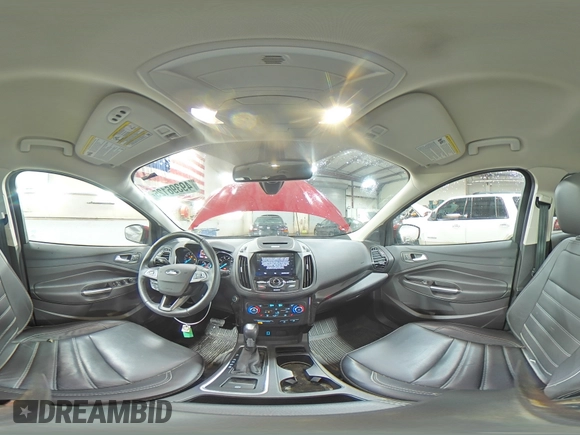 2017 Ford Escape Titanium with VIN 1FMCU0JD0HUE13538, listed as a Copart auction lot 49396125 with 36,733 mi miles and Salvage Title. Bid and sale history available at carsss.com. Image 15.